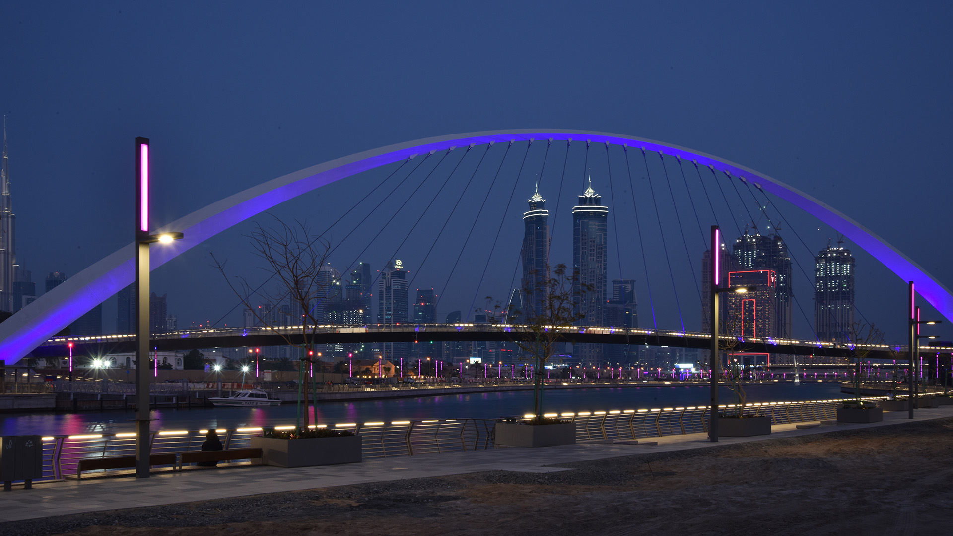 Una escenografía de luz y colores