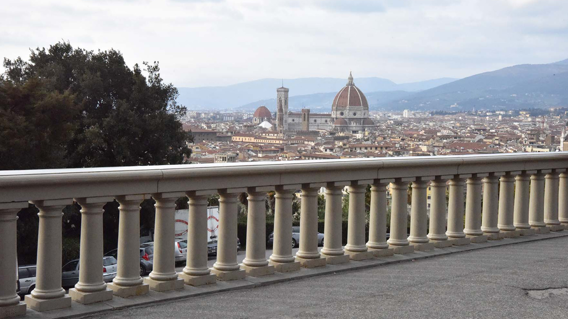 Una restauración prestigiosa: el balcón de Piazzale Michelangelo en Florencia