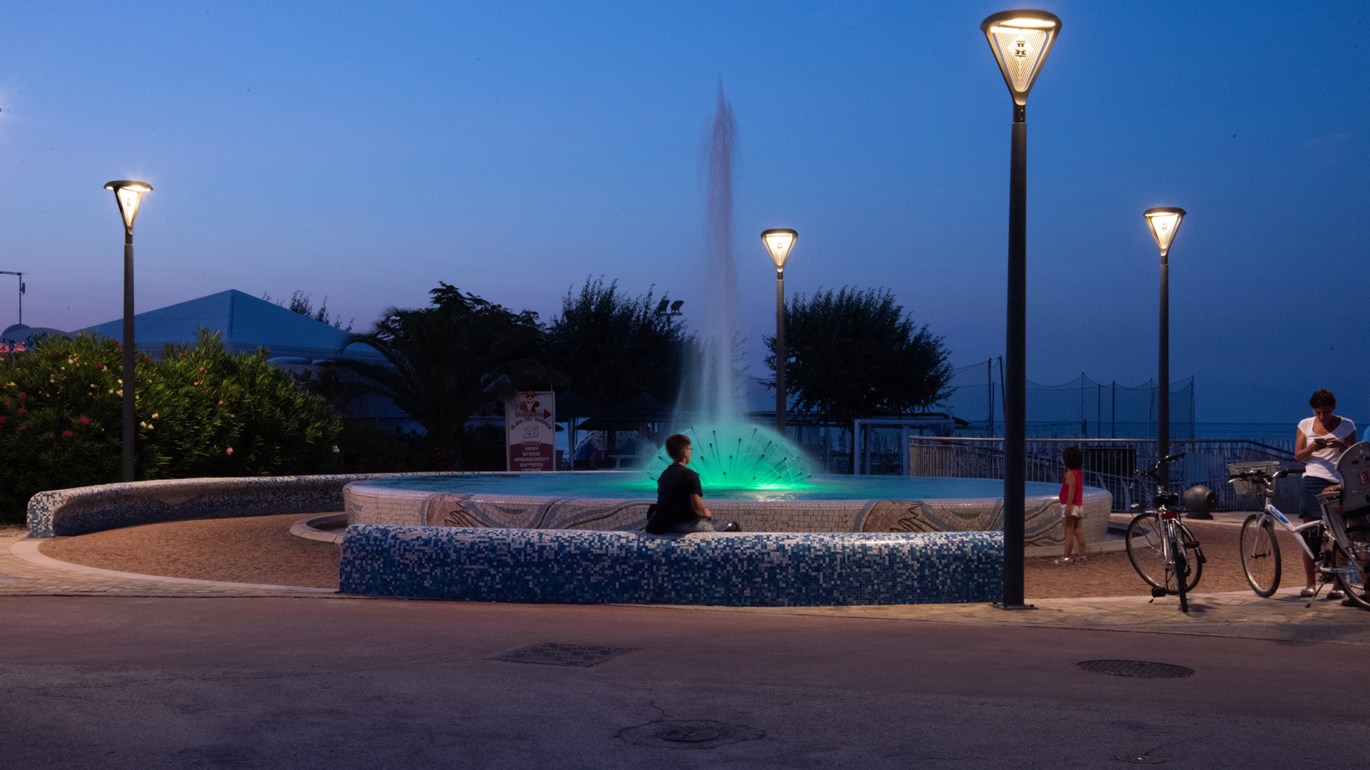 La renovación del paseo marítimo en Misano Adriático